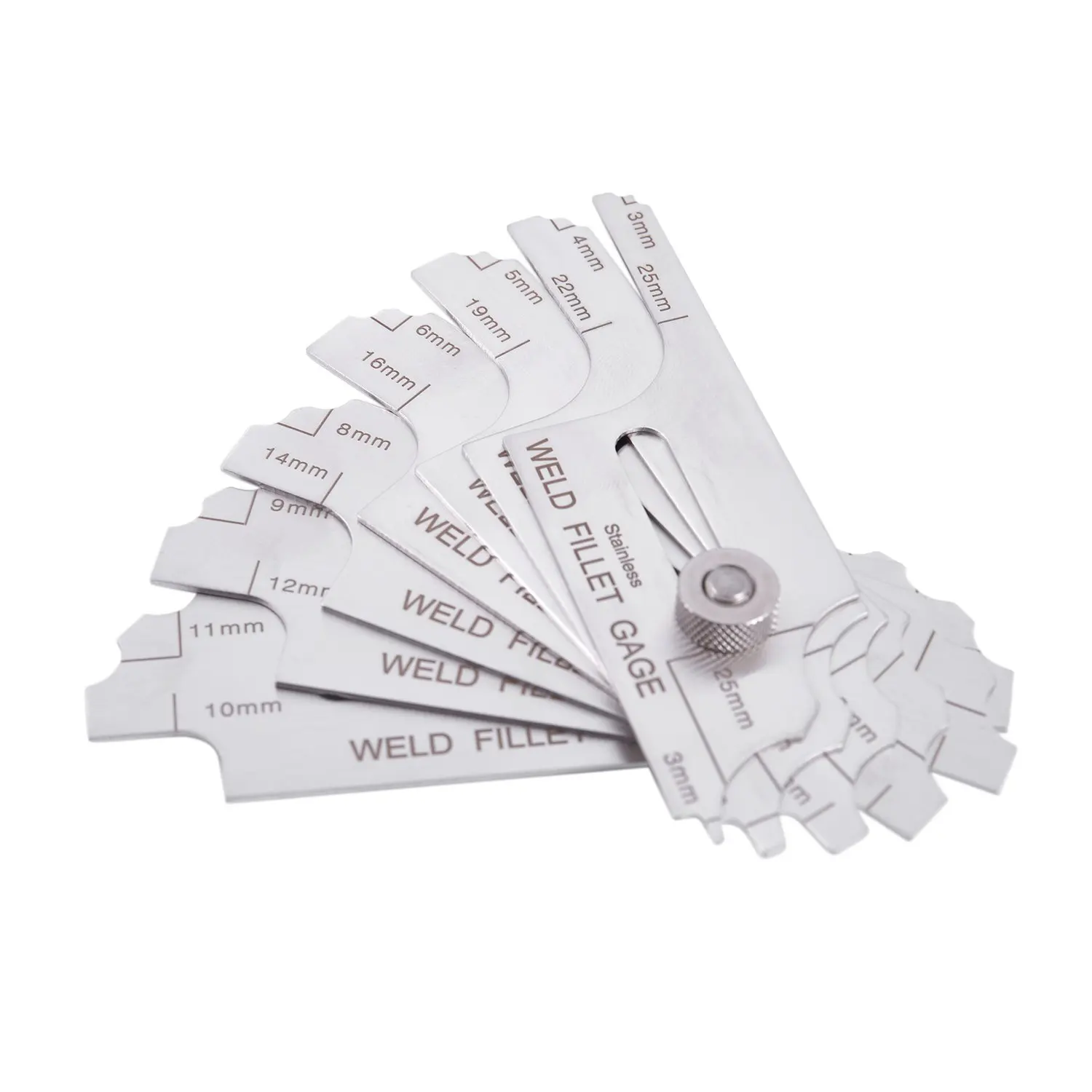 T61C_Welding Fillet Gauge Inspection Welding Gauge (Metric Standard)