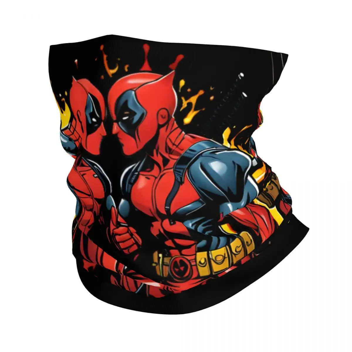 Popular Movies Deadpool & Wolverine Bandana Neck Cover Printed Motocross Wrap Scarf Multifunctional Headwear Cycling Unisex