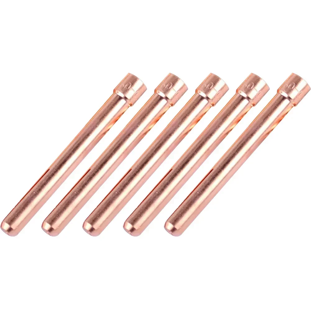 Collet Electrode Chuck Tungsten Electrode 5 PCS Consumable Copper Tig Torch For WP17 WP18 WP26 High Quality Nice