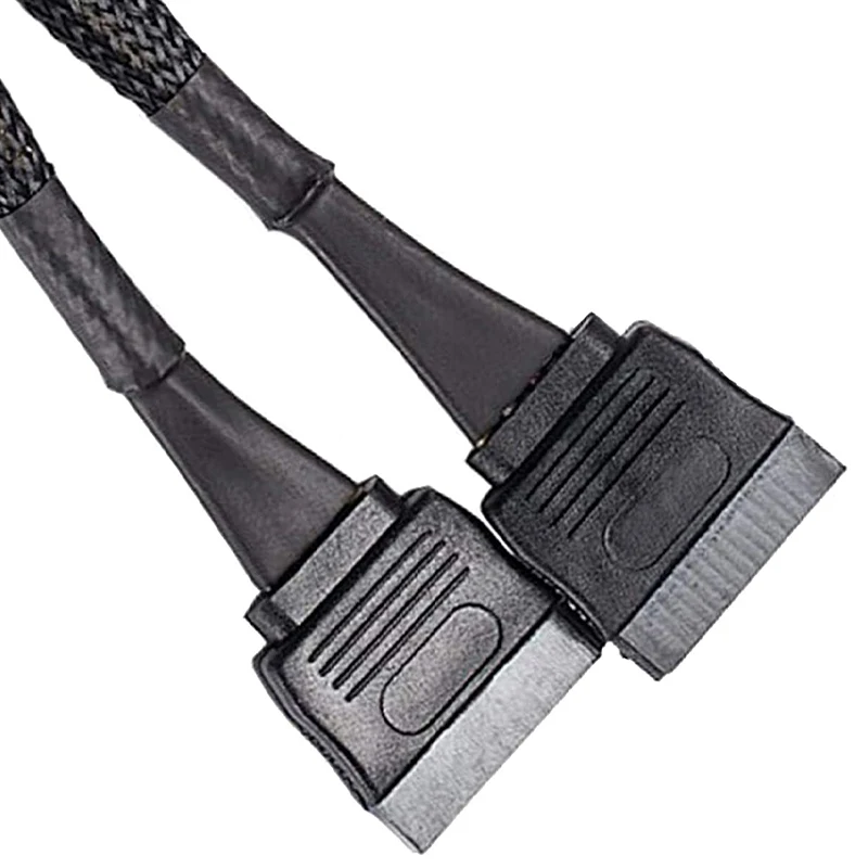 

4 Pin Male IDE Molex To Dual 15Pin Female SATA Power Splitter Converter Adapter Cable Hard Drive HDD SSD Extension Cable