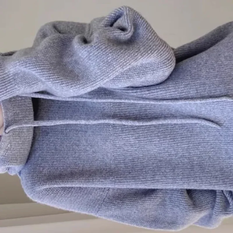 

Women's Autumn Winter New Pullover Sweater Thick Sweater Women Loose Joker hHigh-Necked Sweater Knitted Warm Pullover Sweater