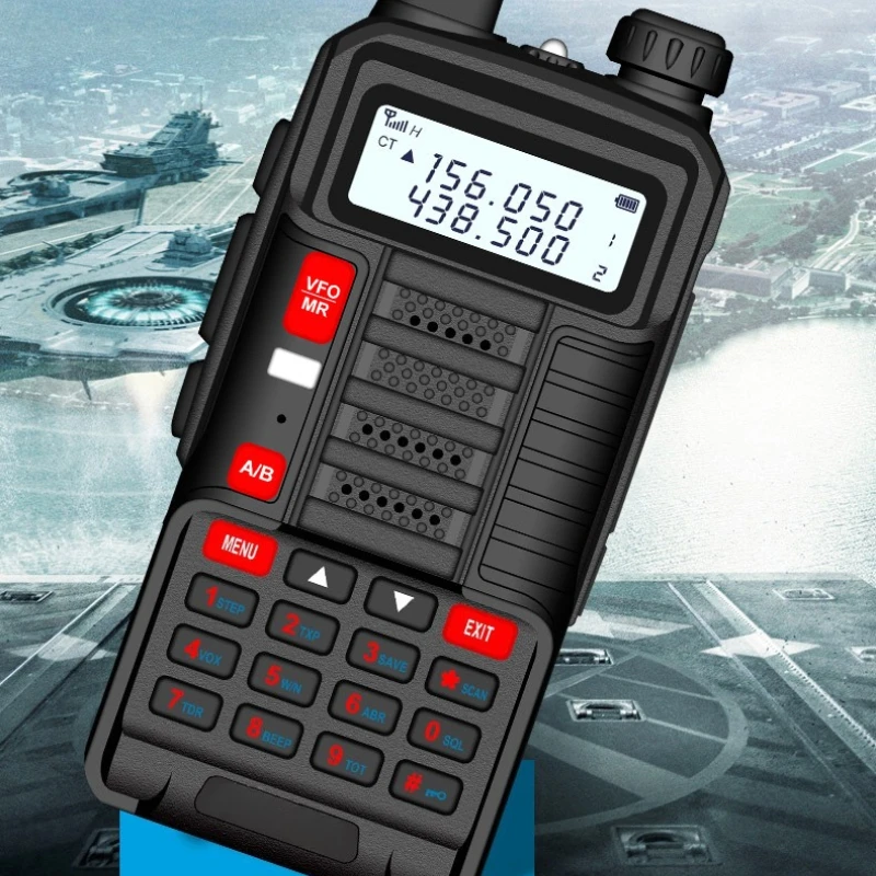 วิทยุสองทางสำหรับ BAOFENG UV10R V2 10W ที่มีประสิทธิภาพ 5-10KM ไร้สายระยะไกลเครื่องส่งรับวิทยุช่องอัพเดตจาก UV-5R UV5R