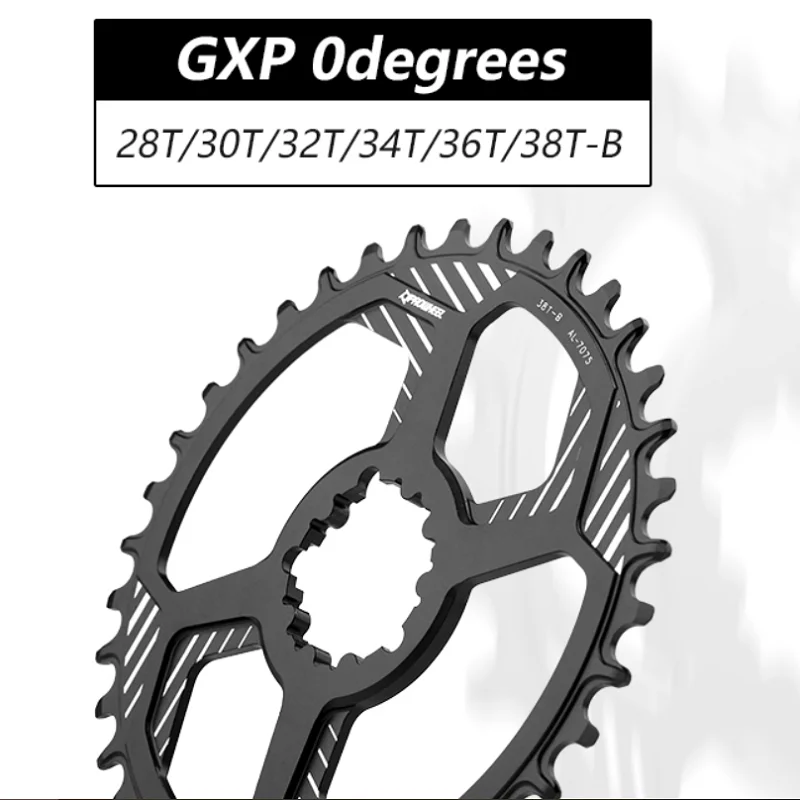 Prowheel mountain bike MTB GXP chainring 0 Degree disc direct mounted bicycle Crankset Offset 0mm 28t32t34t36t38t Aluminum Alloy