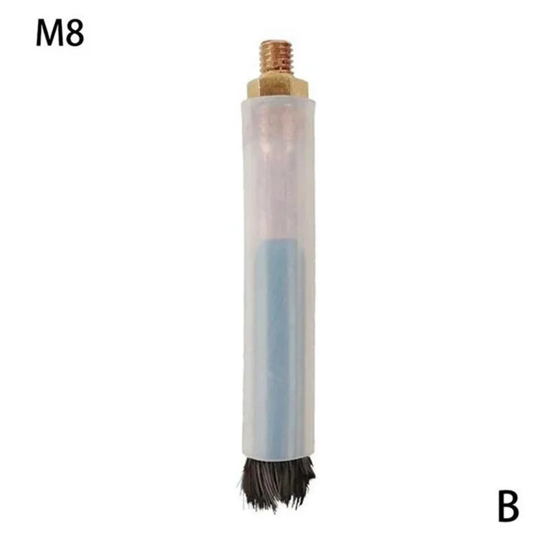 Brosse à souder en fibre de carbone à filetage M10, balai de livres utilisé, propre, passiver et polir l'acier WPublishAfter, soudure TIG ou MIG