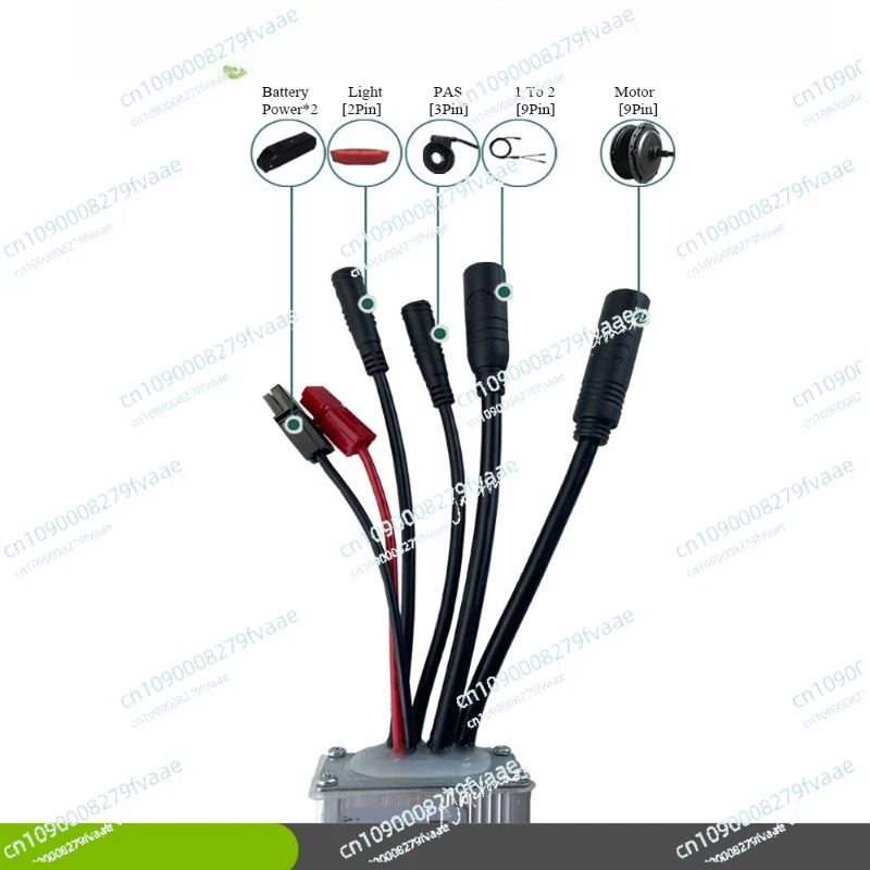 Lithium battery modification accessories, one-to-two fully waterproof 15A controller small kit, GD01 instrument configuration