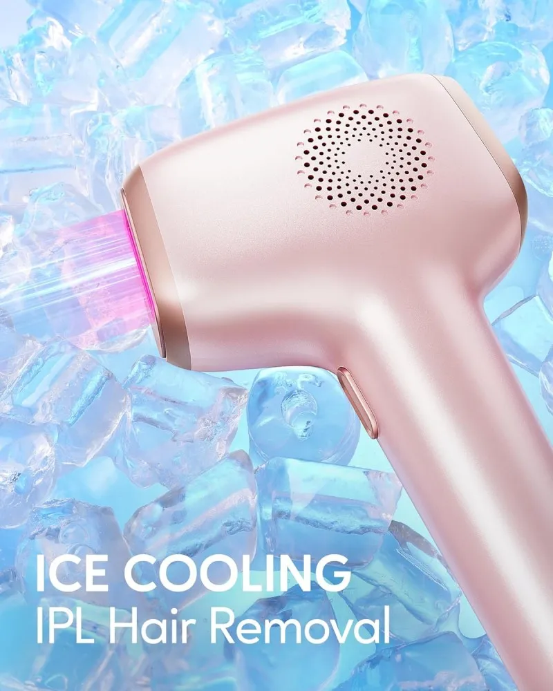 JD-TM016 IPL Hair Removal Device Ice Cooling 999999 Flashes 9 Level Painless Long Lasting Home Beauty Epilator for Women