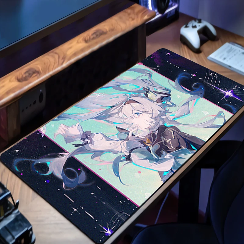 

Exquisite Desk Mat Mousepad Anime H-honkai Star Rail Firefly Mouse Pad PC Accessories Gamer Keyboard Pad Gaming Extended Mats