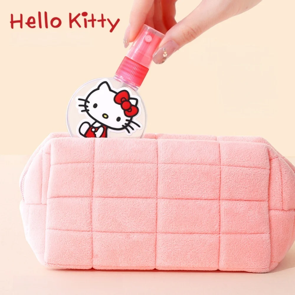 55/60/100ml Genuine Sanrio Plastic Refillable Bottle Perfume Bottle Hello Kitty Atomizer Empty Spray Bottle Portable Travel Tool view 3