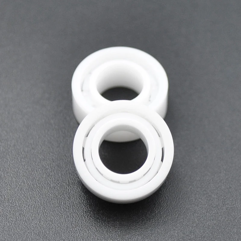 R188 محمل سيراميك كامل 1/4 "x 1/2" x 3/16 "R188CE 6.35x12.7x4.763 ملم ZrO2 محامل كروية زركونيا #4