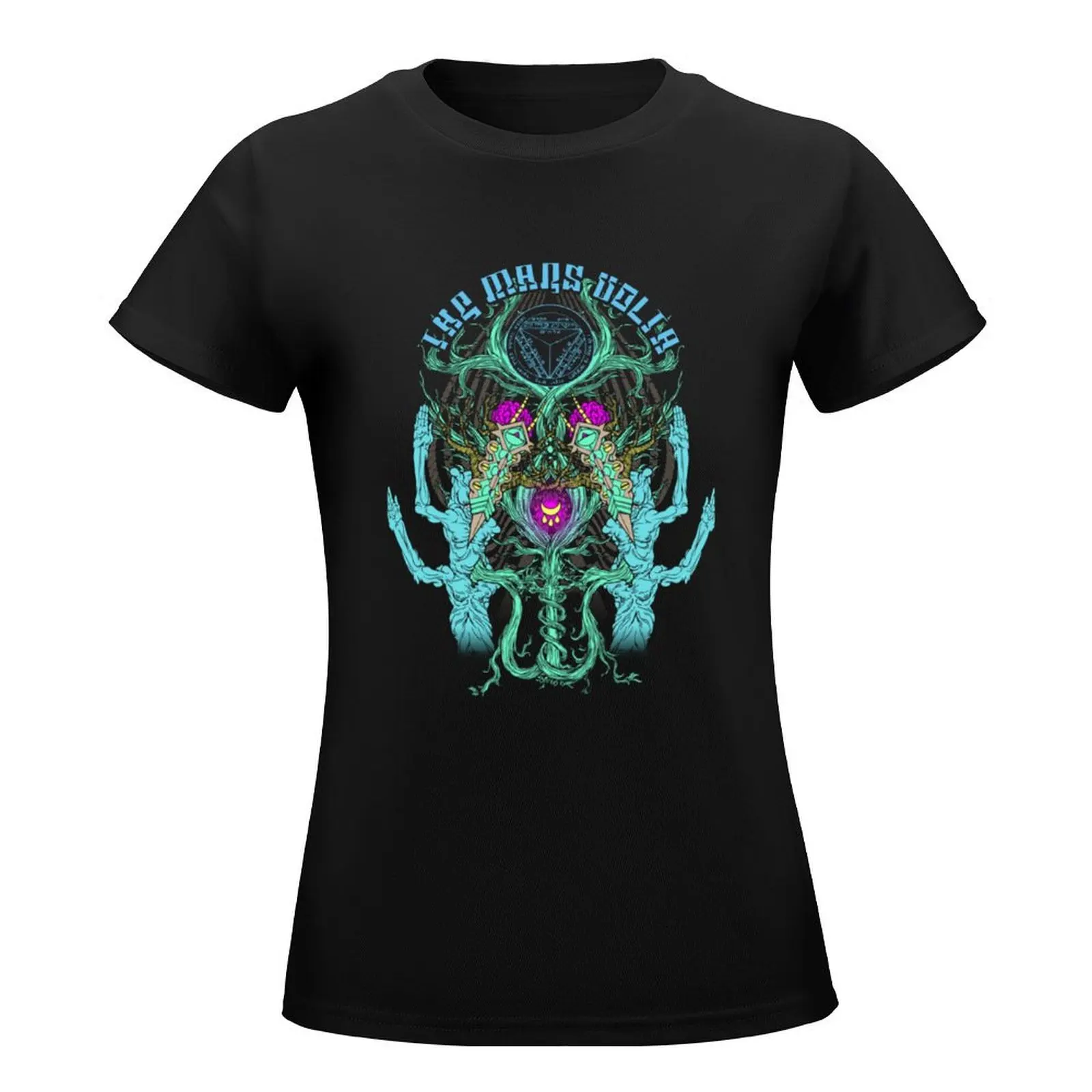 The Mars Volta(2) T-Shirt anime clothes hippie clothes Blouse rock and roll t shirts for Women