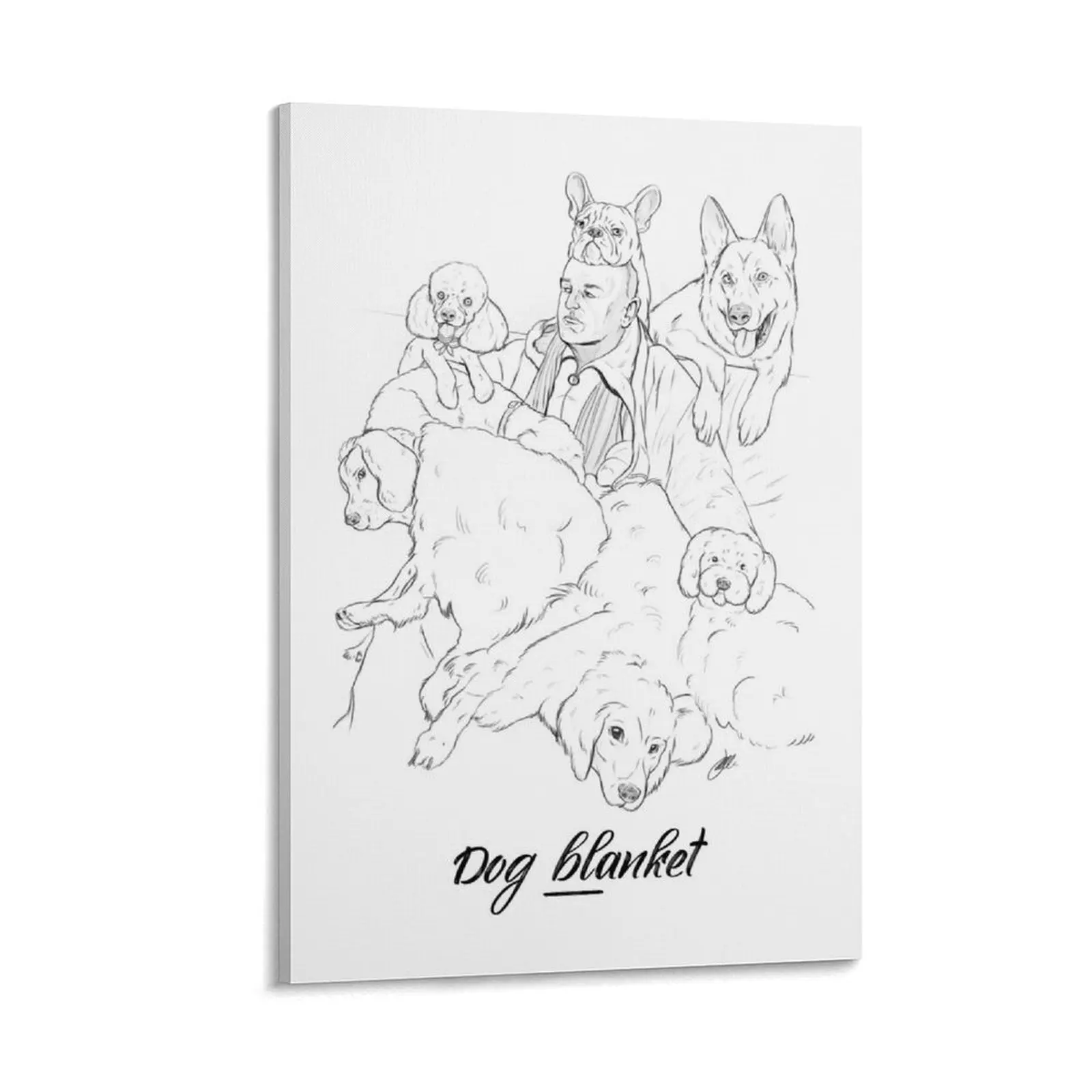 

Dog Blanket. Canvas Painting bedroom decor home decors accessories