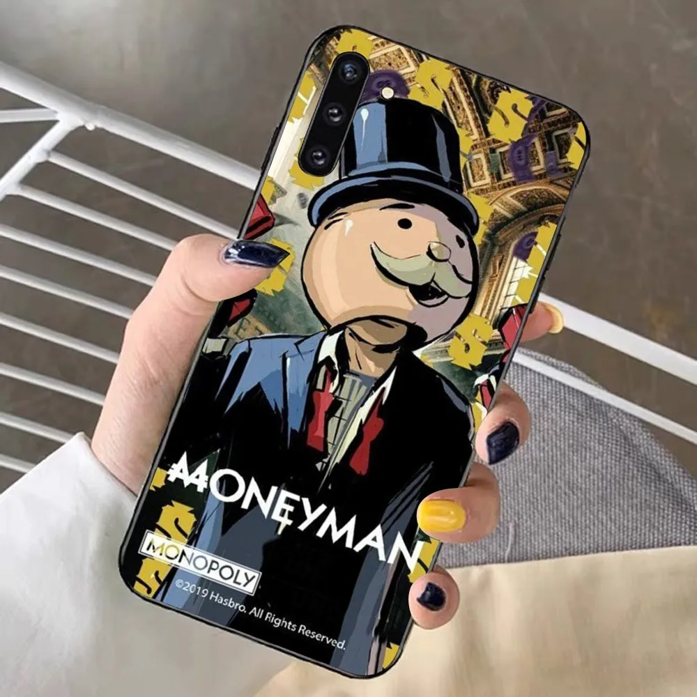 Cartoon Luxury Dollar MonopolyS Phone Case For Samsung Note 8 9 10 20 pro plus lite M 10 11 20 30 21 31 51 A 21 22 42 02 03