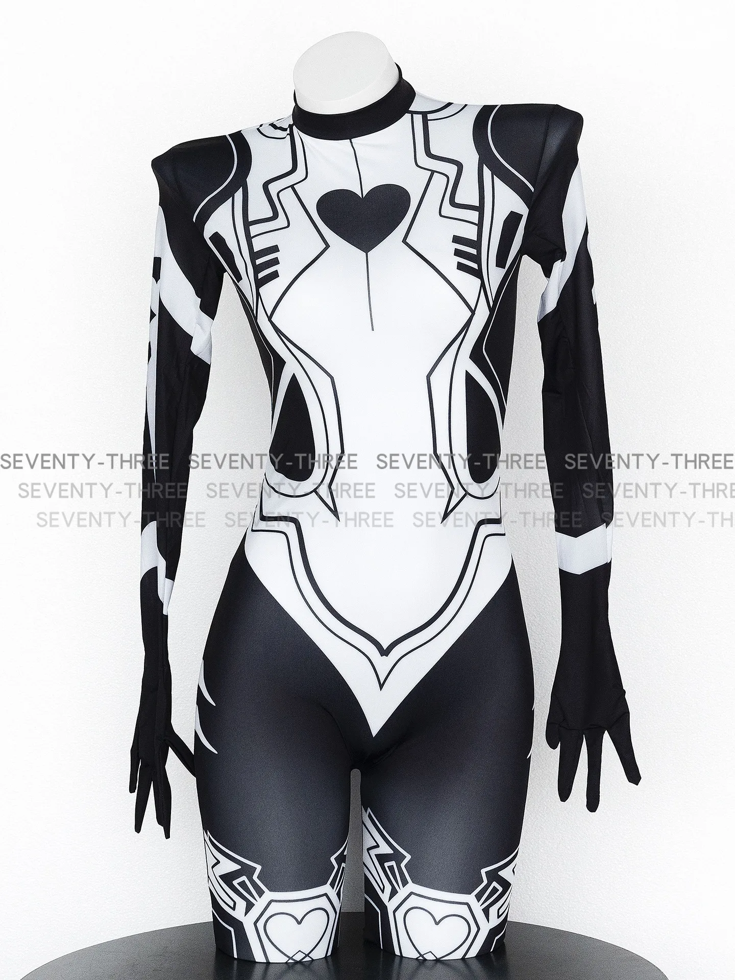 Women D.Va Cosplay Mechanical Sexy Bunny Jumpsuit and Bodystocking Sukumizu Costumes Swimwear Bodysuit Stocking Set