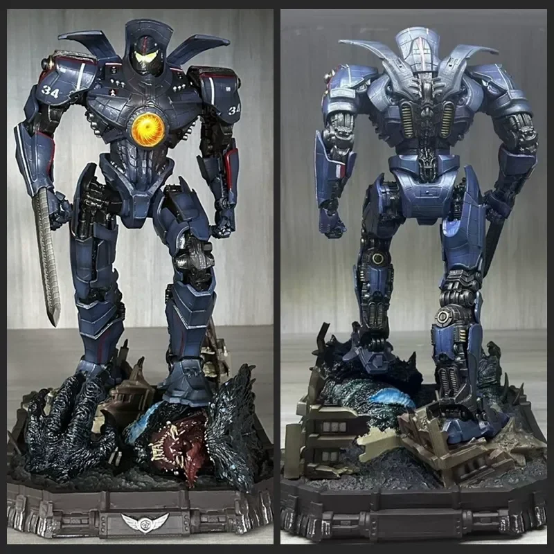 حافة المحيط الهادئ متوهجة 40 سنتيمتر كبيرة جدا الخطيرة الهيام Mecha Gk تمثال نموذج تمثال سطح المكتب زخرفة الفيلم الطرفية هدية