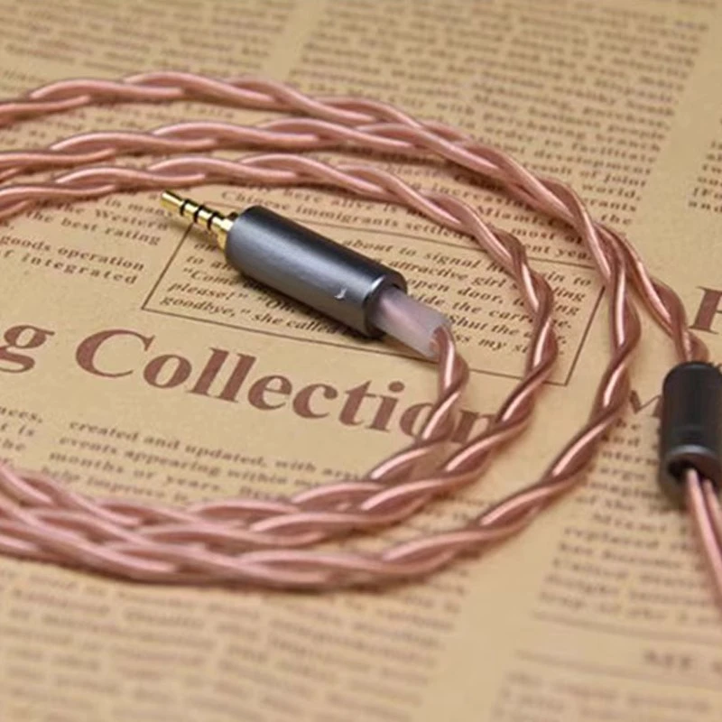 Evening primrose, single crystal oxygen-free copper upgrade cable plug
