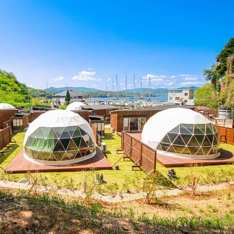 Carpa Domo para Glamping, Carpa de Camping, Cabaña de Jardín, Hotel, Resort, Casa, Carpa Domo Transparente, Grande, Impermeable, Personalizada