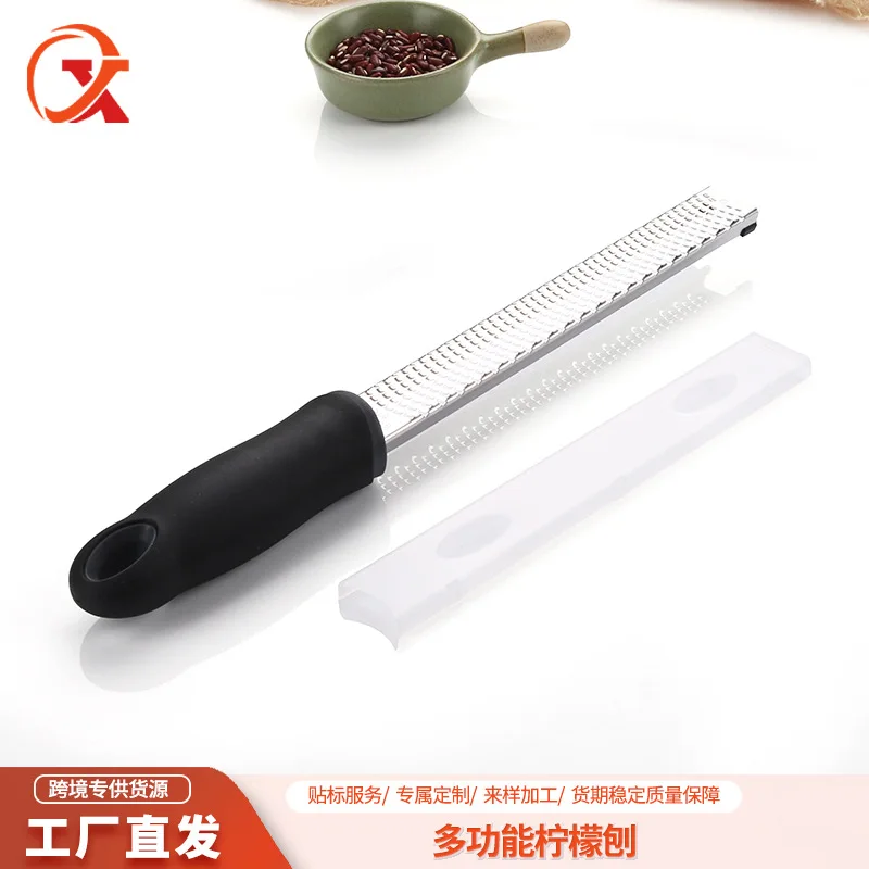 Stainless Steel Lemon Zester and Cheese Slicer with Adjustable Wire Blade for Precise Grating Cutting and Planing Tasks Ideal fo
