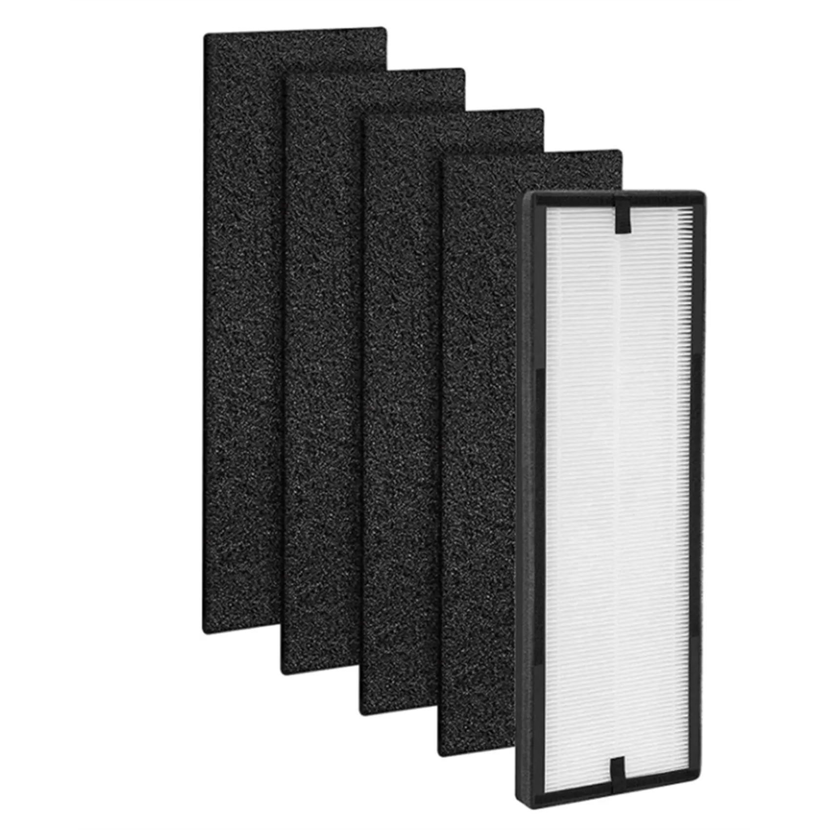 A86I-1 NEA-F1 True HEPA Replace Filters + 4 NEA-C1 Activated Carbon Filters,for Eureka NEA120 & Toshiba Smart WiFi CAF-W36USW