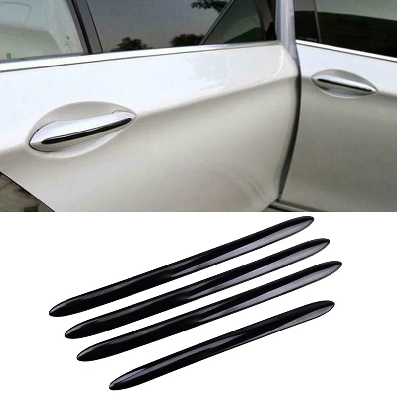 4pcs Glossy Black Exterior Door Handle Strip Trim For BMW 5 series F10 F18 F11 2011 2012 2013 2014 2015 2016 2017 Accessories