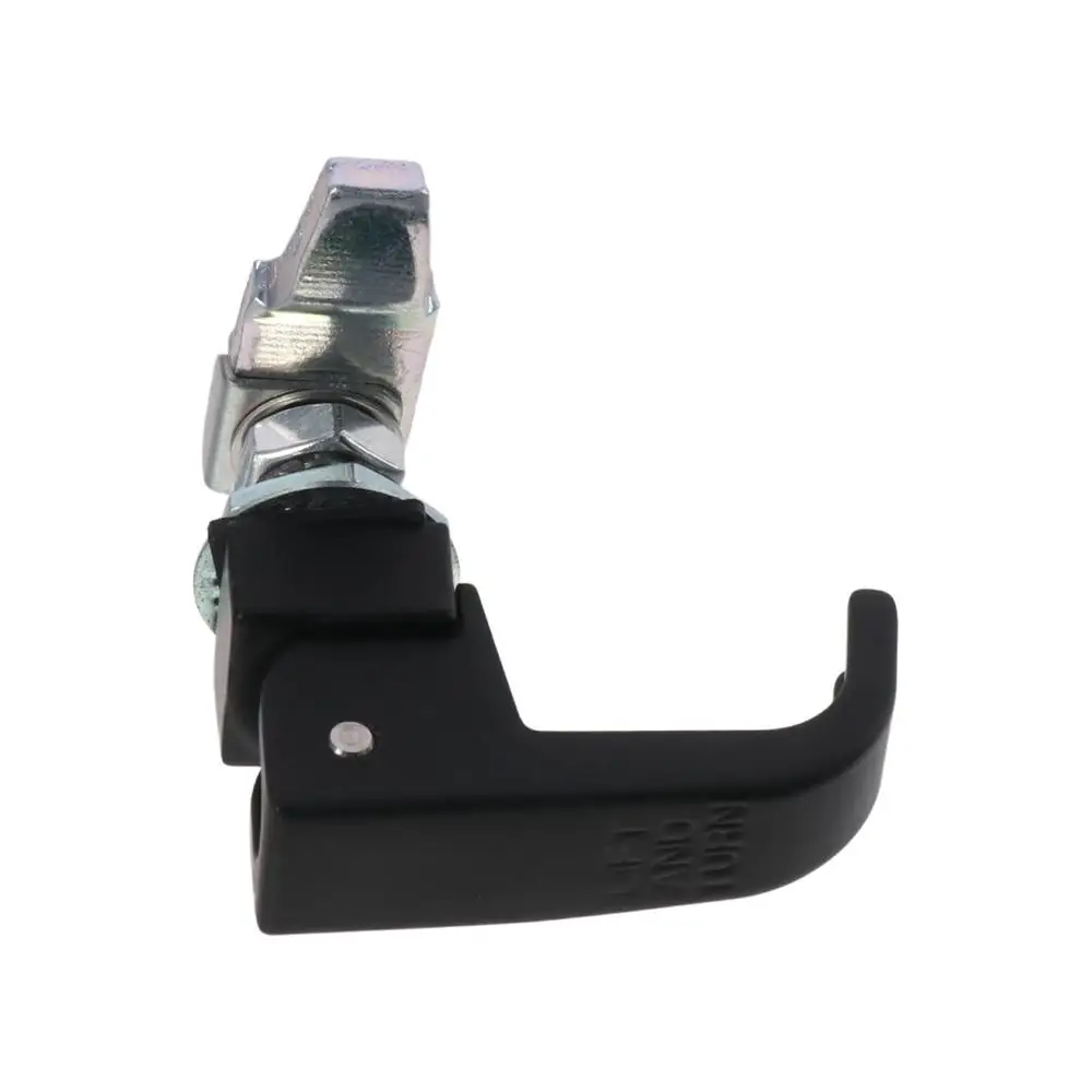 2 قطعة السلس الفولاذ المقاوم للصدأ رفع وتحول المزالج الأسود 2.5 "L X 2.1" واط ضغط مزلاج قابل للتعديل قبضة مقبض الباب #1