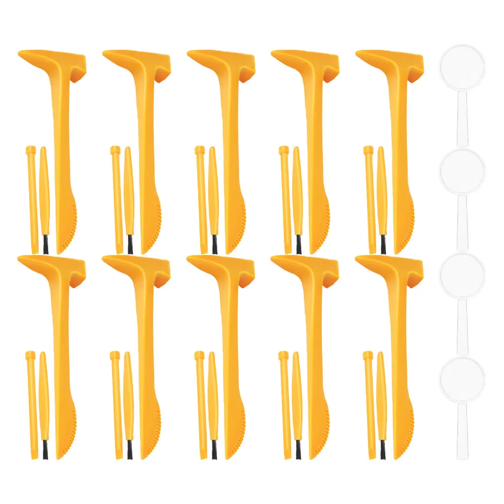 

1 set Archaeological Excavation Tools Durable Lightweight Digging Archaeology Dino Fossil Kit s Educational Science