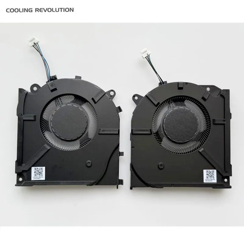 Laptop CPU GPU Cooling Fan For ThundeRobot 911 ZERO R16 2024 5V 0.8A 0FSFP0000H  0FSFN0000H DFS5L22H0/15G86H FCNDQ5D5881003/4