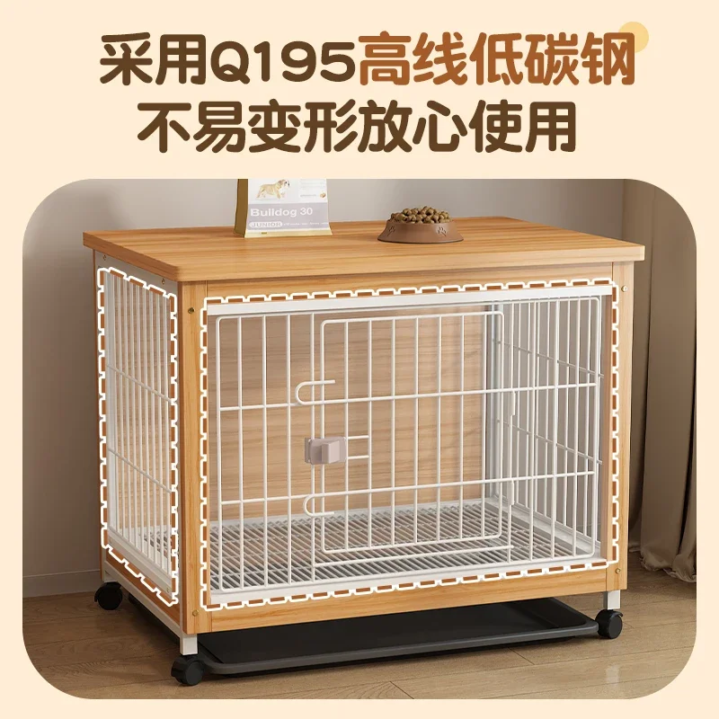 Dog cage wooden villa one indoor chicken cage chicken coop special teddy  golden retriever with toilet rabbit