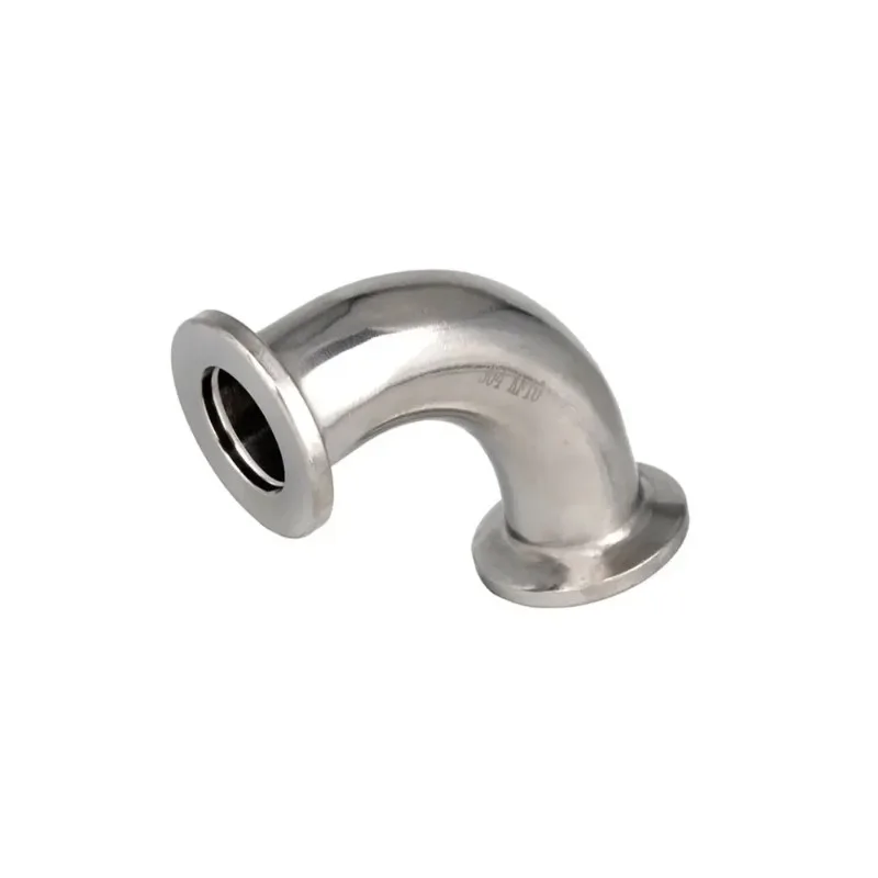 KF25(NW25) 90 Degree Elbow Flanges Adapter Vacuum Bend Pipe Vacuum Flange Fitting Tube Elbow Joint Stainless Steel 304