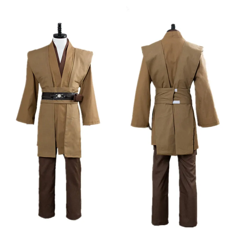 

Movie Jedi Knight Cosplay Costume Anakin Skywalker Costume Black Uniform Adult Halloween Carnival Suit Robe Outfits