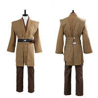 Movie Jedi Knight Cosplay Costume Anakin Skywalker Costume Black Uniform Adult Halloween Carnival Suit Robe Outfits