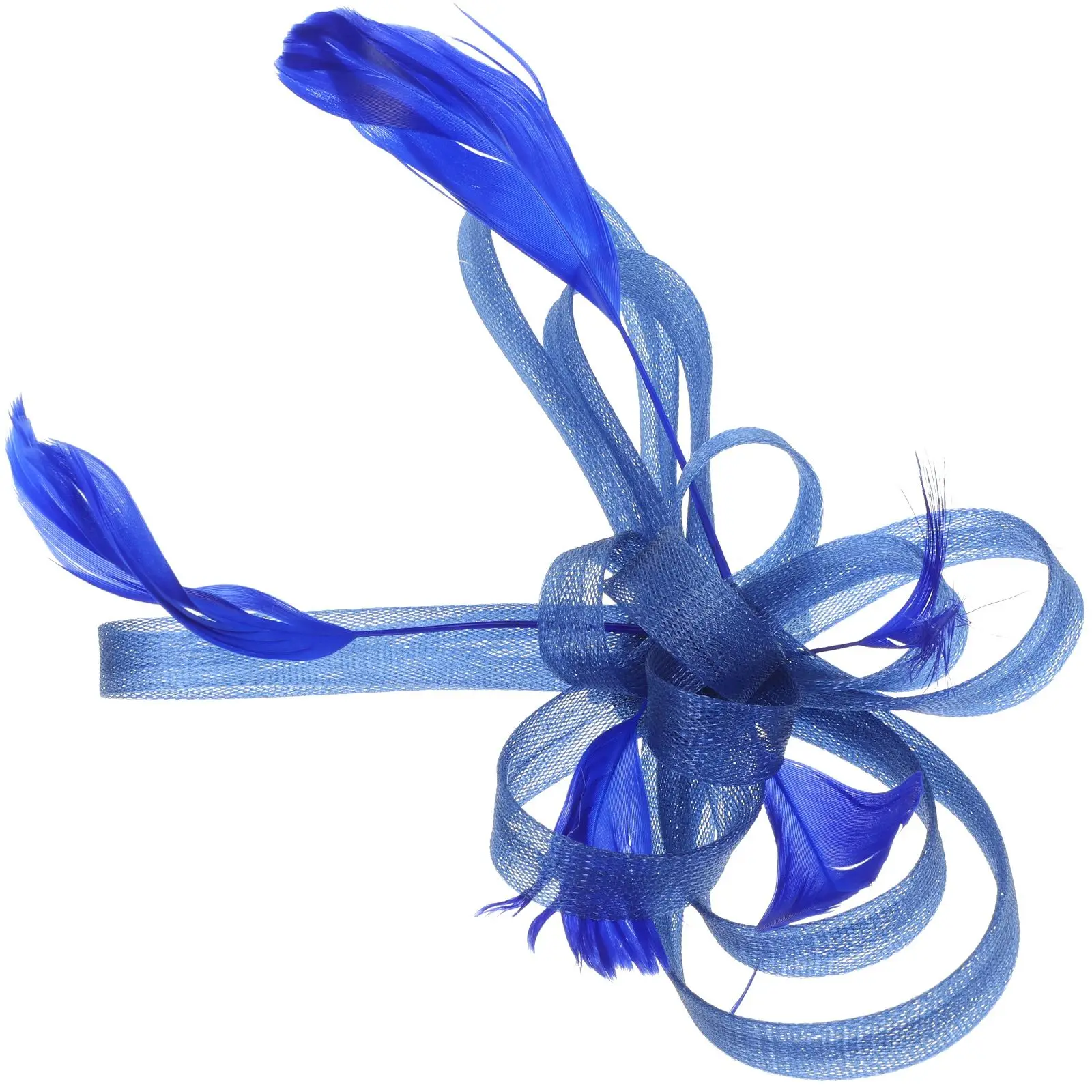 

Wedding Bridal Clip Mesh Fascinator Bridal Fascinator Hair Clip Blue Banquet Hairstyle Accessories Women