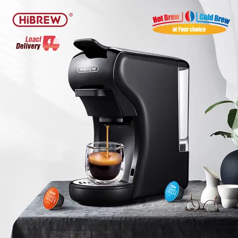 19 Bar 4-in-1 Capsule Coffee Maker HiBREW