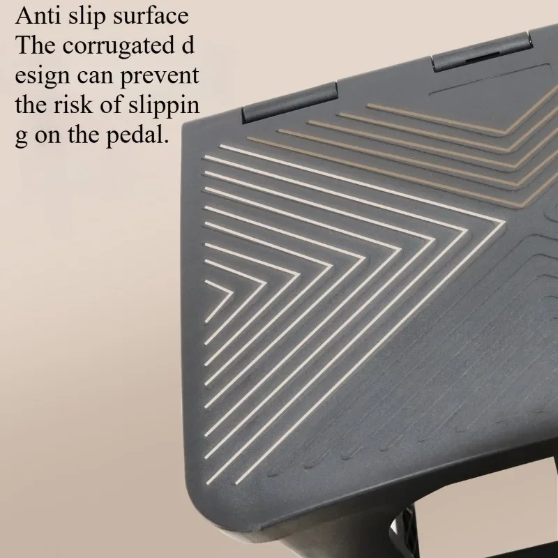 Household folding stool, household plastic climbing ladder, high and low step folding stool, high and low step stool image 5