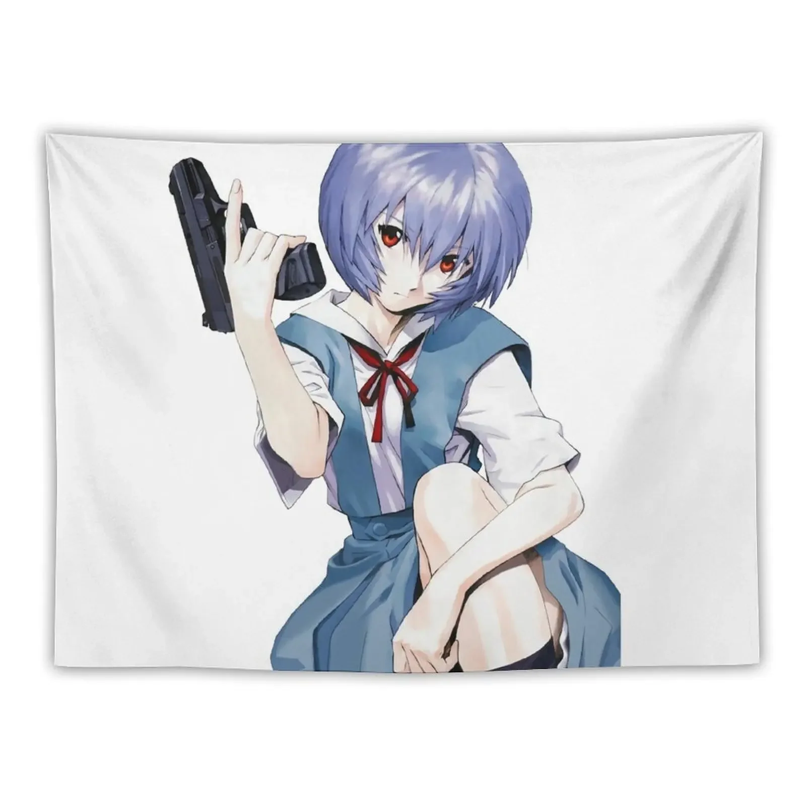 Rei with gun Tapestry Home Decorating Wall Hanging Decor Tapestry