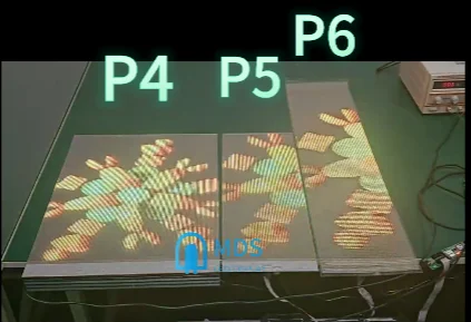 MDS P4 Schermo di visualizzazione a LED COB trasparente di alta qualità 640mm * 240mm Vetro commerciale facile da attaccare ad alta visibilità