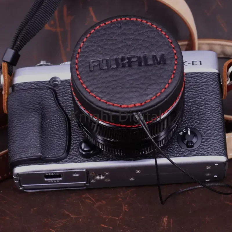 Handmade Genuine Leather Camera Cap Case For Fujifilm X100V Fuji X100V Camera Bag Half Full Cover Vintage X100V X100VI Case