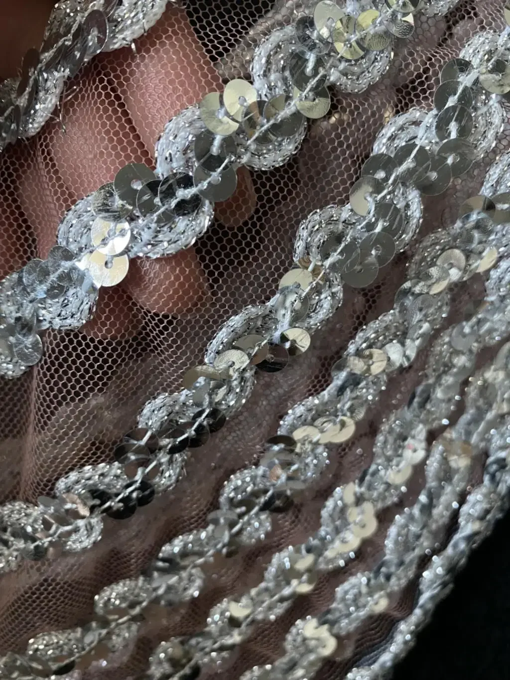 여성을위한 반짝 이는 실버 스팽글 드레스 섹시한 블링 댄스 프린지 의상 생일 파티 축하 복장 가수 무대 착용