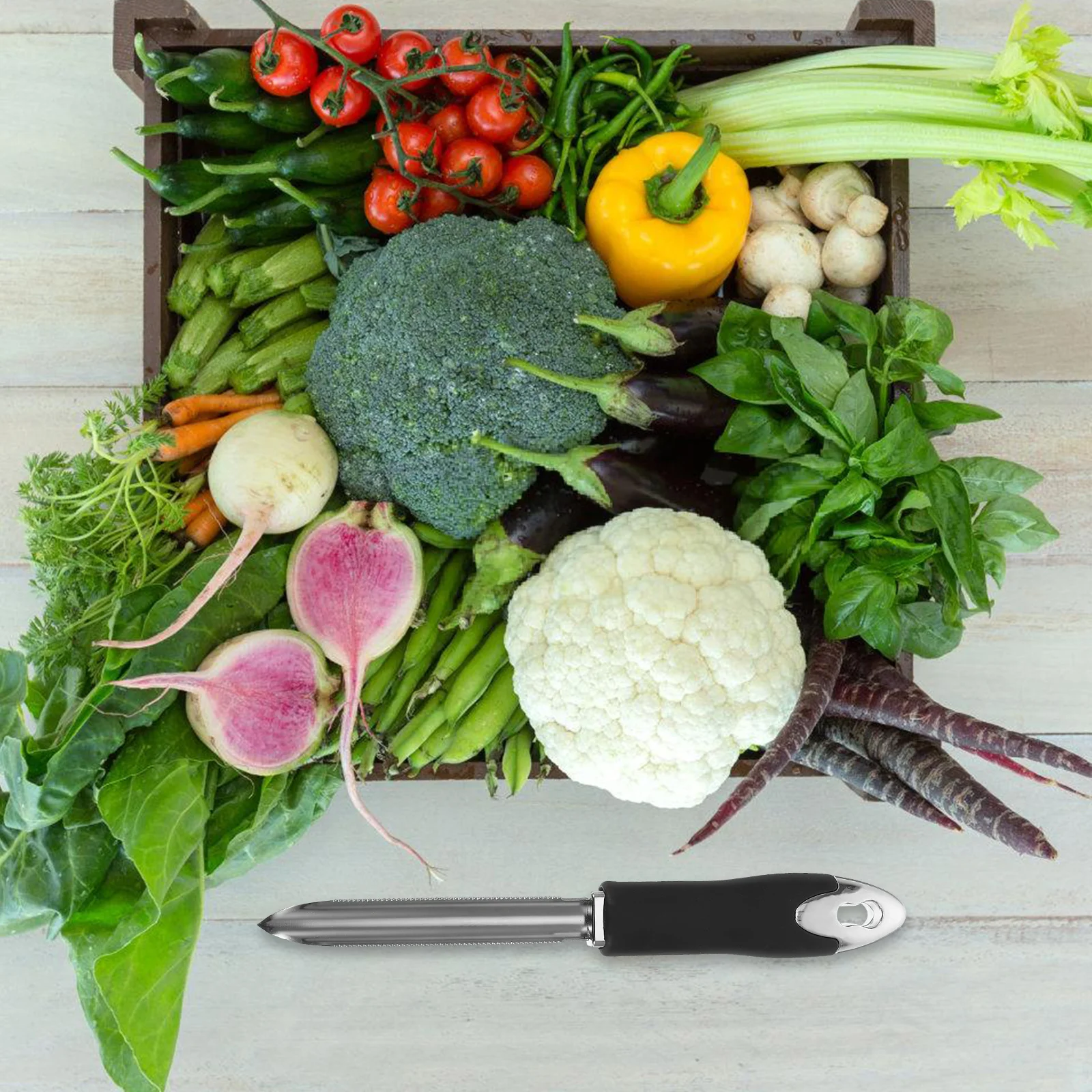 

Stainless Steel Corer Kitchen Gadget Pepper Core Remover Tool Stainless Steel Fruit Corer Easy Vegetable Fruit Tools