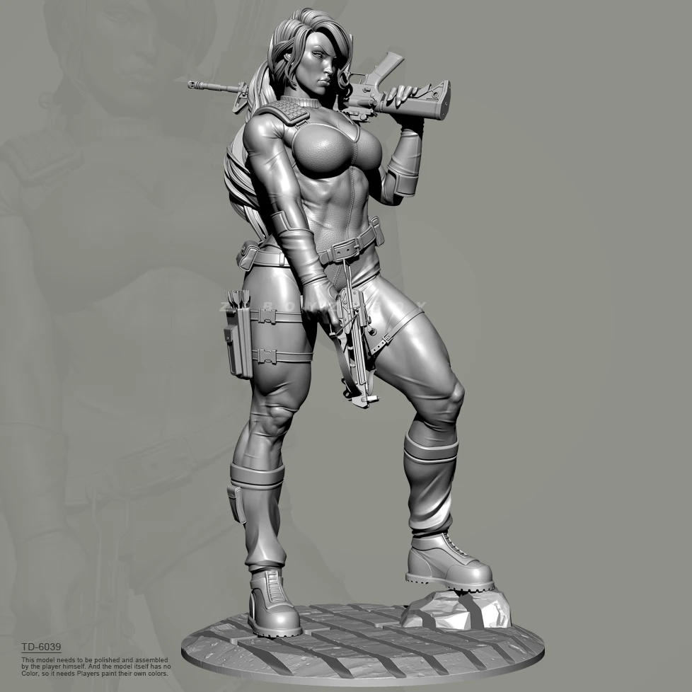 38mm 50mm 75mm Resin model kits figure beauty colorless and self-assembled （3D Printing ） TD-6039/3D