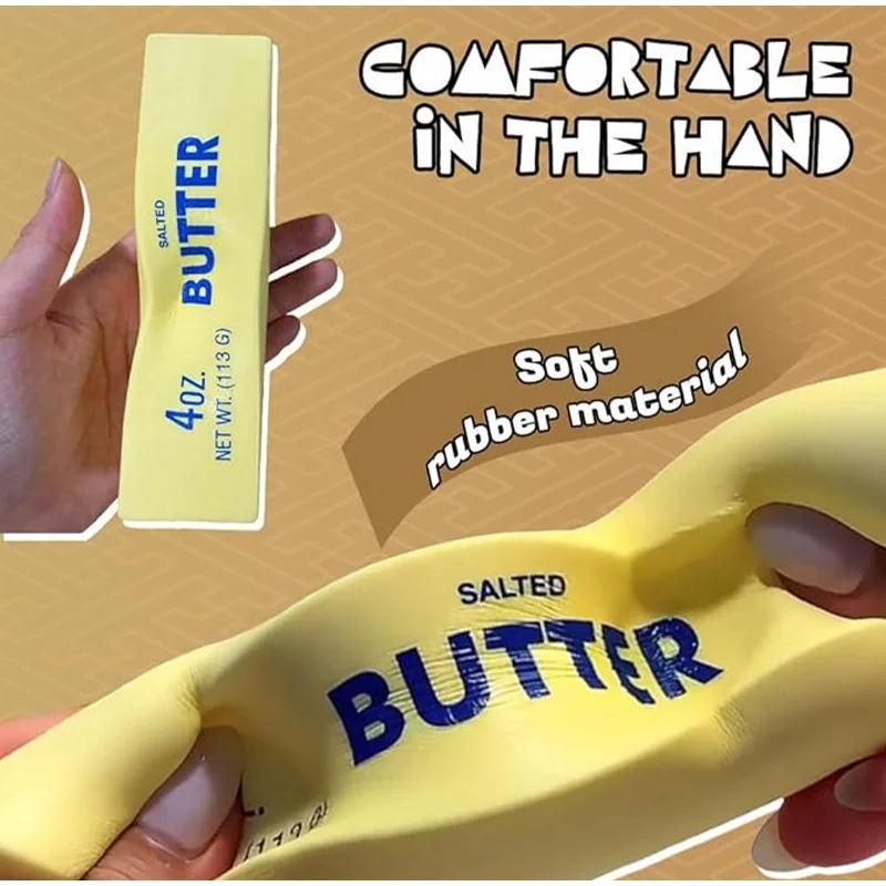 Squishy Super Big Butter Stick Slow Rising Fidget Toy Giant Butters Sticks Moist Squeeze Toy for Adults Kids Autism Girls Gifts！