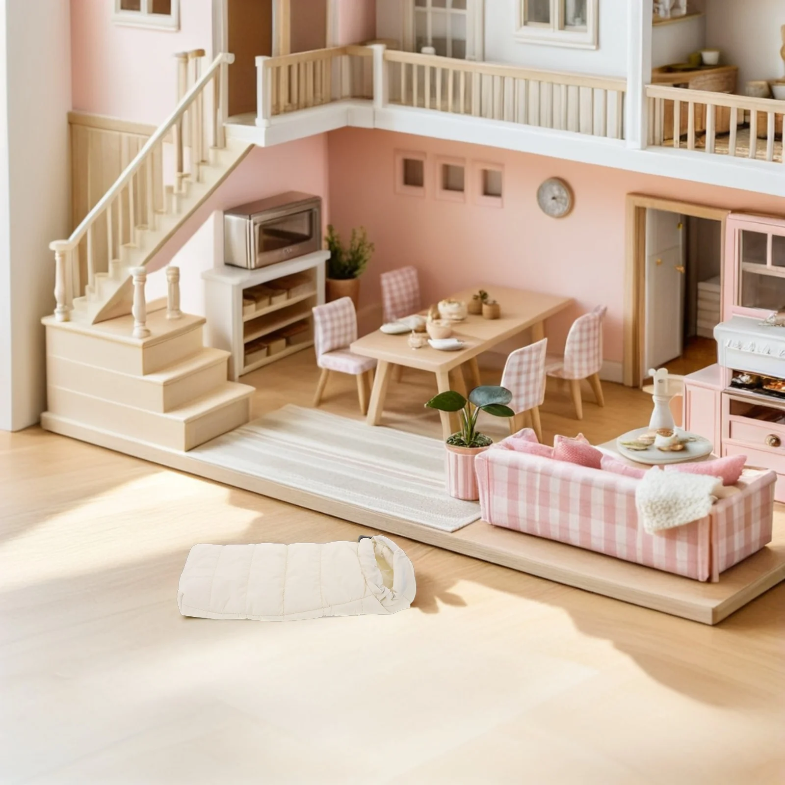 

Mini Sleeping Sack Lightweight Portable Dollhouse Bedding Accessory With Hanging Strap For Tiny Bedroom Playset Miniature Sleep