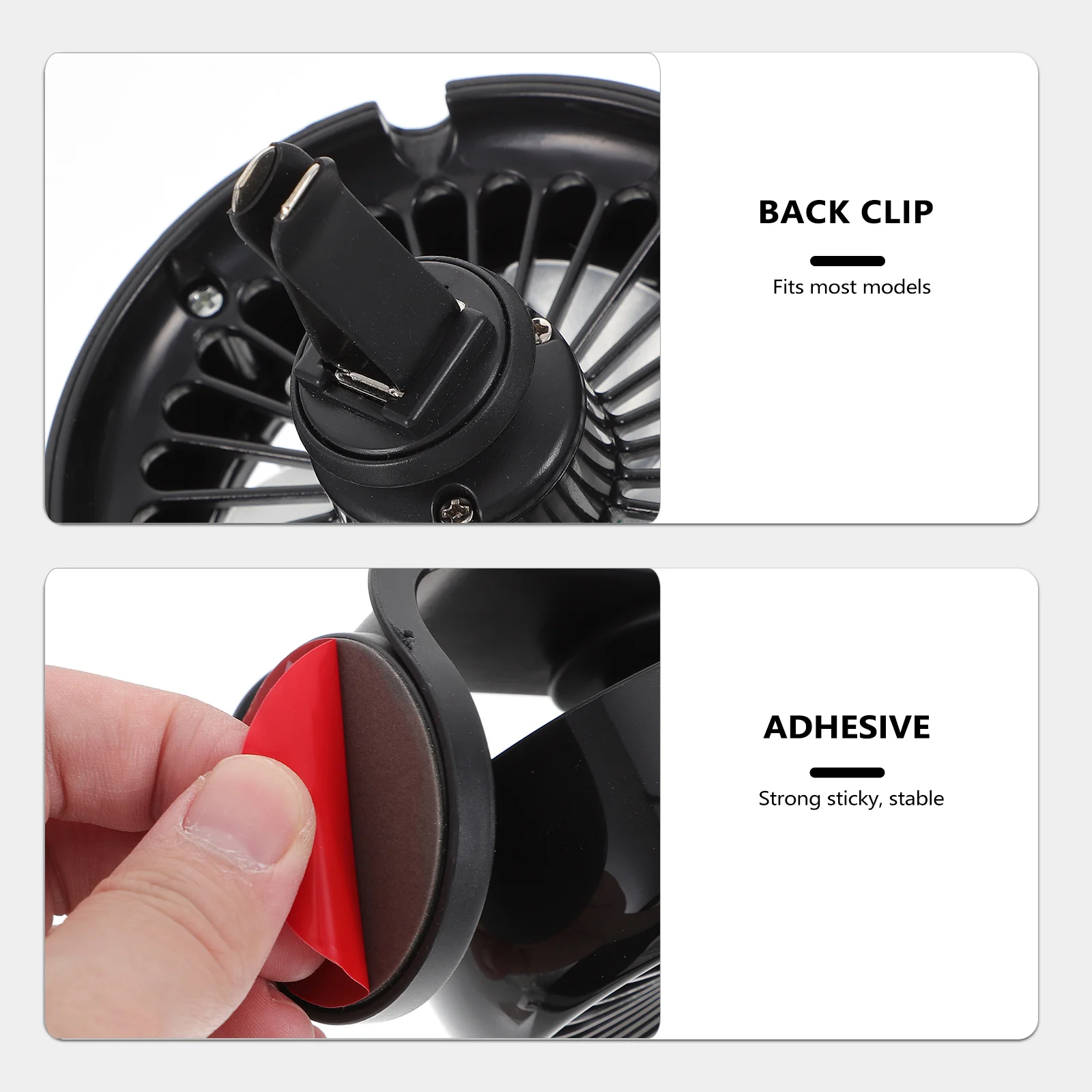 

Small Silent Cooling For Car Home Office Vehicle Fan For Car Use Portable Vehicle Electric Fan With Light