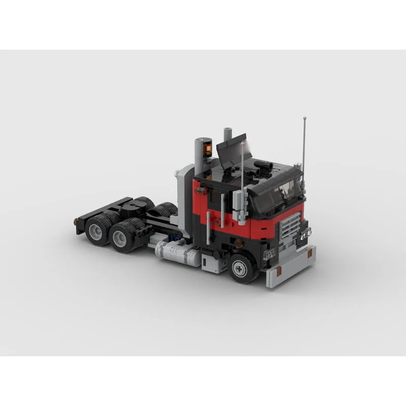 

MOC-214140 Новая модель грузового полуприцепа для городских перевозок, конструктор из 660 деталей, подарок для мальчиков на день рождения или Рождество