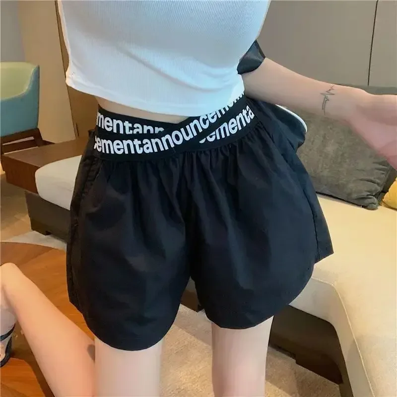 Wide High Waist Female Short Pants Jorts Women's Shorts To Wear XL Youthful Aesthetic  Harajuku Classic Japanese  Style