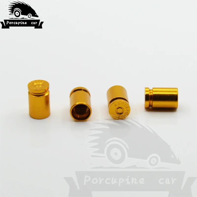 4 Pcs Bullet shell Rodas Jantes Stem Air Tires Caminhão Bicicleta Car Cover Tampas de válvula do pneu Tampas de poeira para BMW Mercedes Honda Mazda