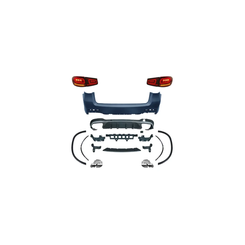 GLC X253 Upgrade to GLC63 (20-22) Old to New Body Kits Front and Rear Bumpers For  2016-2019