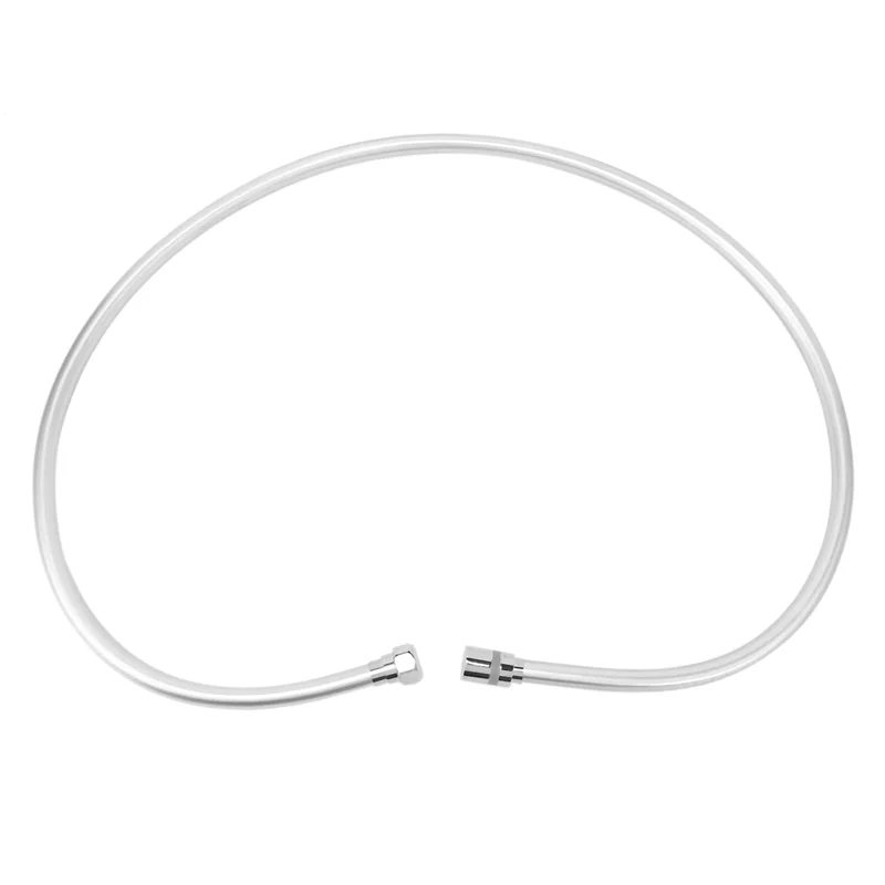 

4X ПВХ утолщенный гладкий душевой шланг высокого давления с защитой от намотки для ванны, ручная насадка для душа, гибкий душевой шланг-1,5 м-ABYA