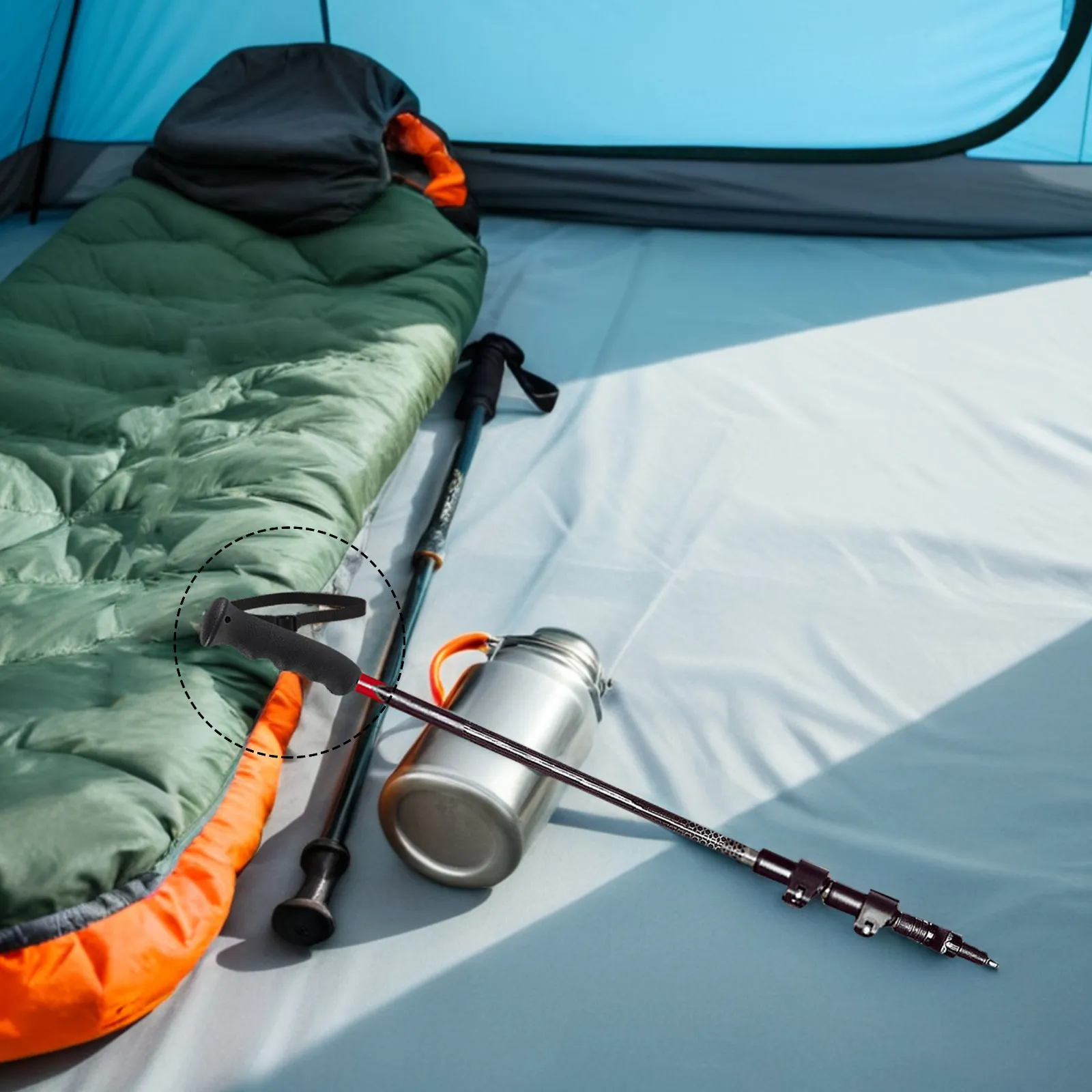 

5Pcs Hiking Pole Wrist Straps Breathable Adjustable Ski Strap for Trekking Poles Replacement Walking Cane Accessories Outdoor