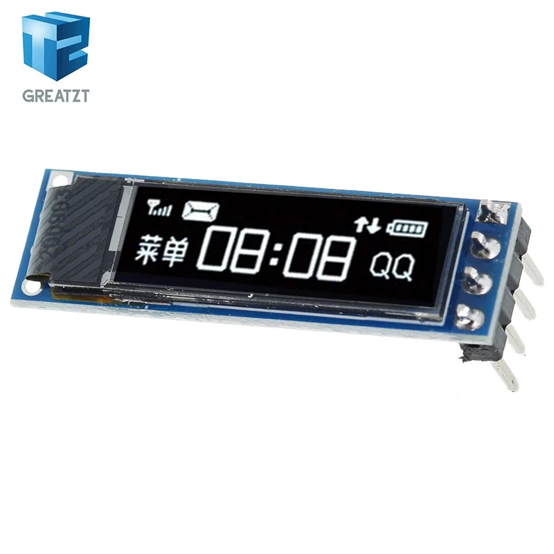 0.69 inch 96x16 OLED Display Module White Display 0.69\