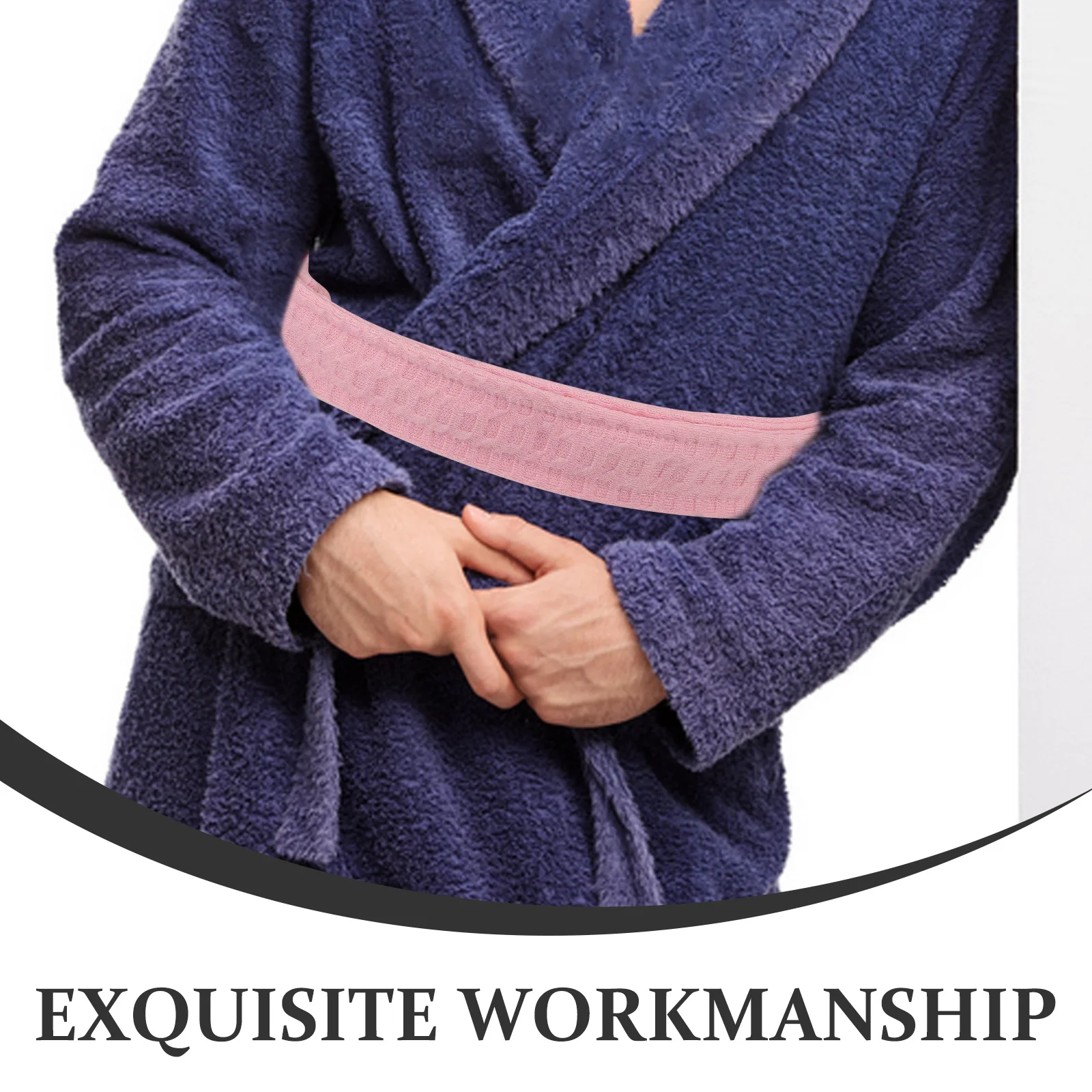 

High Quality Bathrobe Belt Replacement Soft Flannel Robe Waist Belt for Home Hotel Use Smooth Texture Strong Durability Design